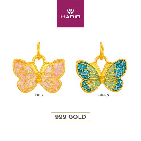Habib's Campo Grande 1 - HABIB 999/24K Yellow Gold Pendant (Butterfly) 9GP005 | Shopee Malaysia