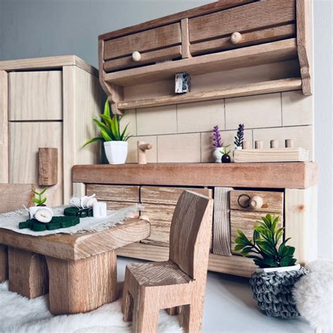 Wooden Play Kitchen - Etsy