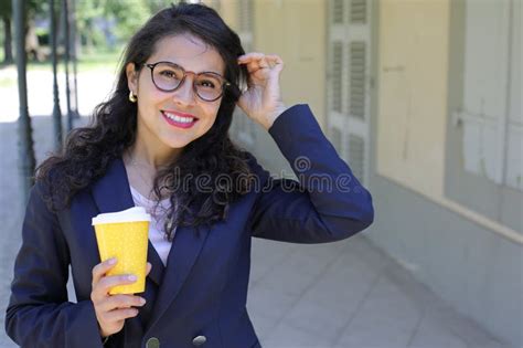 Hispanic Woman Stroking Her Gorgeous Healthy Hair Stock Photo Image Of Latina Shampoo
