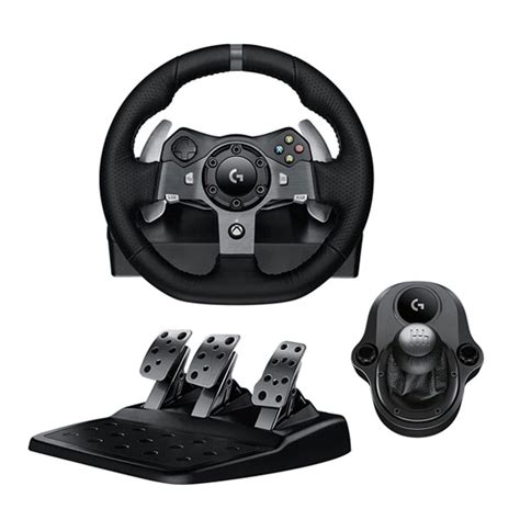 Logitech G920 Driving Force kormány + Logitech Driving Force Váltó ...