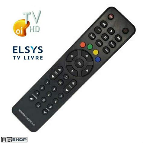 Controle Oi TV Livre Hd ETRS35 ETRS38 Elsys Shopee Brasil