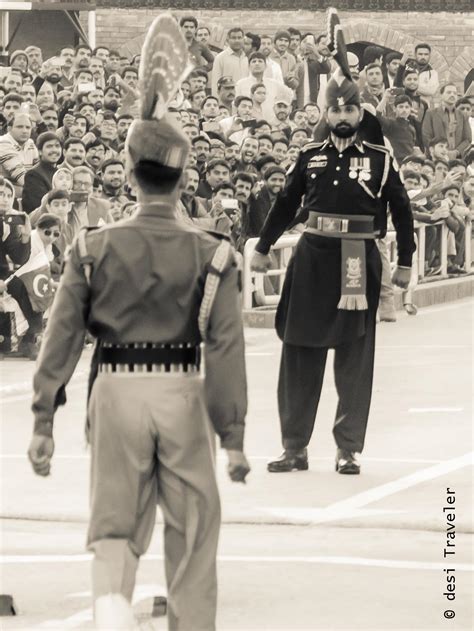 Watching Wagah Border Ceremony at India Pakistan Border