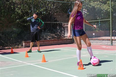 Kimber Lee Handling Coachs Balls Porn Pic