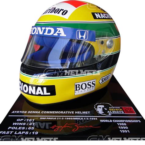 Ayrton Senna 1992 20 Years Commemorative F1 Replica Helmet Limited