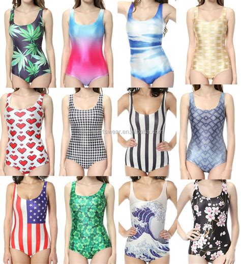 Customized Sublimation One Piece Bikini Bathing Suit Professional Fashion Swimwear Women