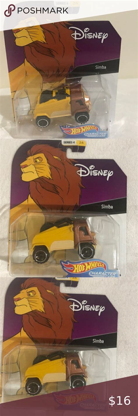 Hot Wheels Disney Lion King Simba Character Car
