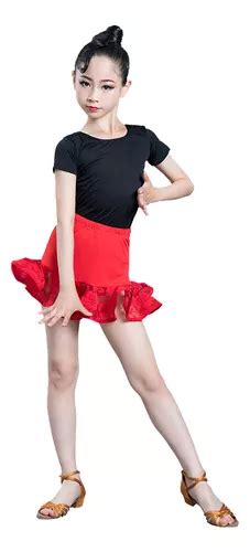 Vestidos Para Prática De Dança Latina Para Crianças Leopard Parcelamento sem juros