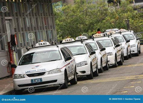 Fodra Av Taxar Cabs I Sydney Australien Redaktionell Foto Bild Av