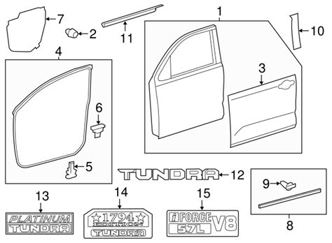 Toyota Protector Front Door Panel Right C