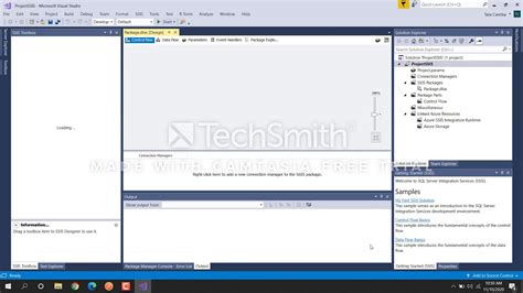 How To Create An Ssis Project In Visual Studio Youtube
