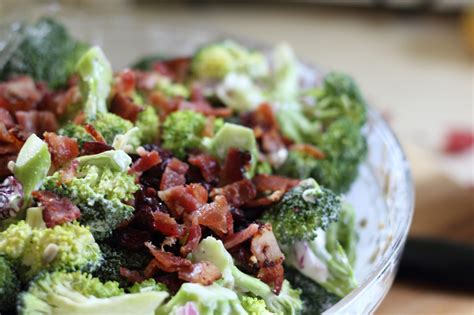 Healthy Broccoli Salad - The Kitchen Garten