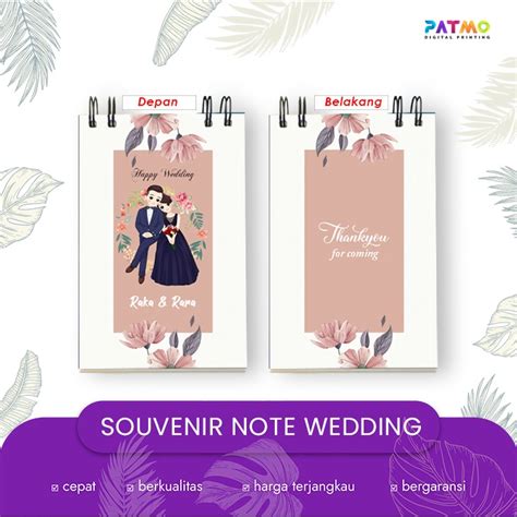 Jual Souvenir Pernikahan Blok Note Souvenir Ulang Tahun Bisa Custom