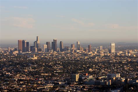 Skyline of Los Angeles, California during the day image - Free stock ...