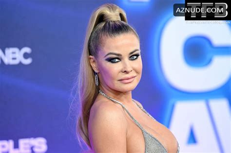 Carmen Electra Sexy Shows Off Her Hot Boobs At The Peoples Choice Awards In Santa Monica