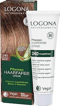 Logona Naturkosmetik Pflanzen Haarfarbe Creme Nougatbraun Braune