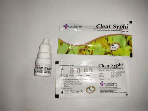 Syphilis Test Kits RPR Test Kit Latest Price Manufacturers Suppliers