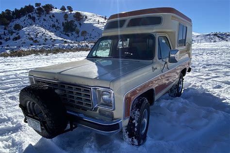 Chevrolet K Blazer Cheyenne Chalet Camper For Sale On Bat