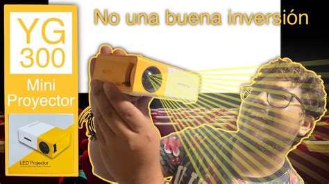 Review : Mini Projector YG300 - Piénsalo bien. - YouTube