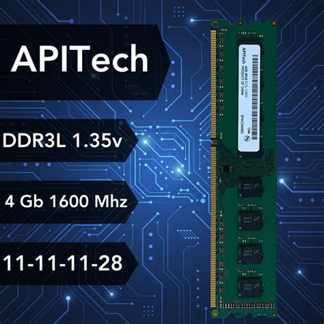Модуль оперативной памяти APITech DDR3L 1600 МГц для ПК4 ГБ (0 ...