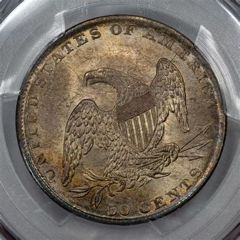 Philadelphia Capped Bust Half Dollars Reeded Edge Pcgs Ms