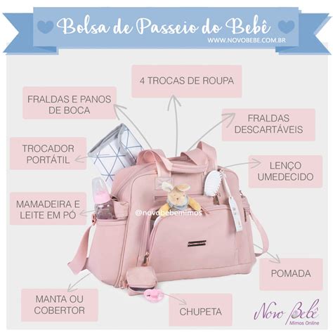 Bolsa De Passeio De Bebe - O Que Levar na Bolsa de Passeio do Bebê