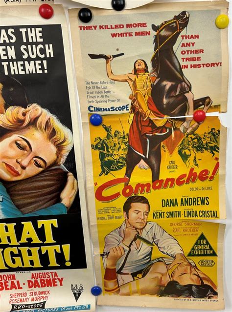 Lot Vintage Daybill Movie Posters