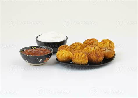 Fried Momos is a Traditional Dumpling Food From Nepal 35253971 Stock ...