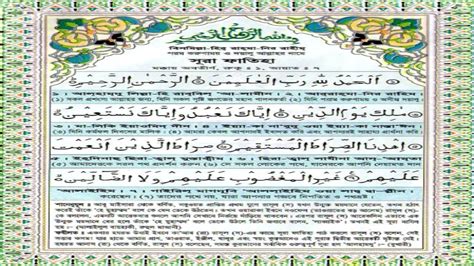 হৃদয়স্পর্শী তিলাওয়াত সূরা আল ফাতিহা Surah Al Fatiha বাংলা উচ্চারণ সহ অনুবাদ Karinaada