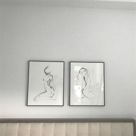 Set Of Black And White Nude Female Figure Drawing Etsy Dance Art Prints Sketches Figure