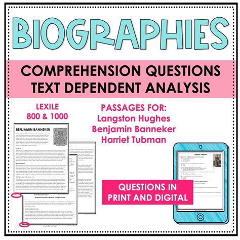 Black History Month Bundle - Black History Biographies and Poem