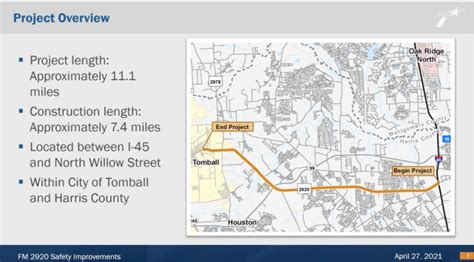 Construction Of Fm 2920 Median Improvements Slated For February 2022 Community Impact