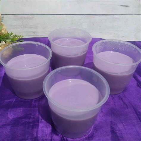 Resep Silky Puding Taro Sederhana Rumahan Di Yummy App