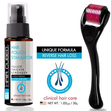 Hair Follicle Stimulator (patented formula)+ Microneedling Hair Device ...