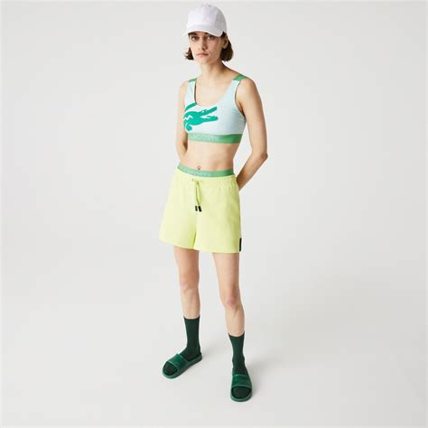 Lacoste Kadın Baskılı Açık Yeşil Bikini Üstü MF Occasion