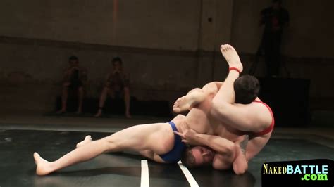 Ripped Stud Wrestling Tall Jock While Naked