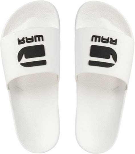 G Star Raw Flip Flopslide Female Wht Blk 39 Slippers Bol