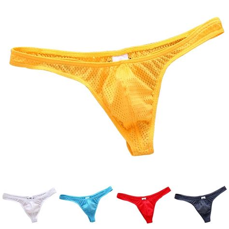 Lingerie Masculina Legal E Confort Vel Fio Dental Tanga Op Es De Cuecas De Cintura Baixa