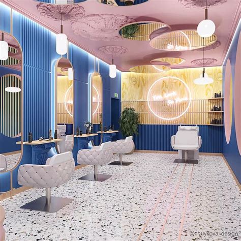 Дизайн проект салона - парикмахерской | Салон, Интерьер салона, Дизайн ...