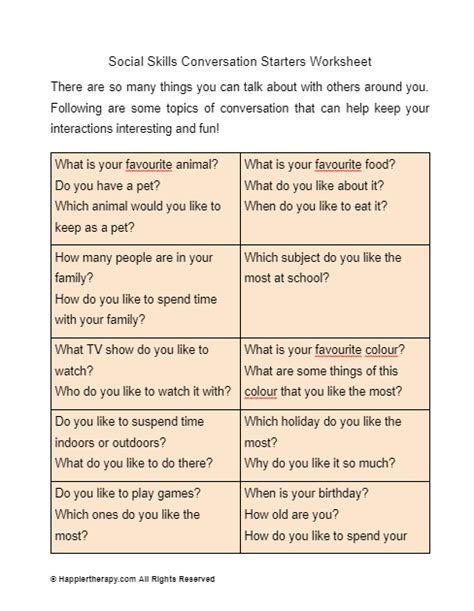 Social Skills Worksheet For Adults With Mental Illness Exploring