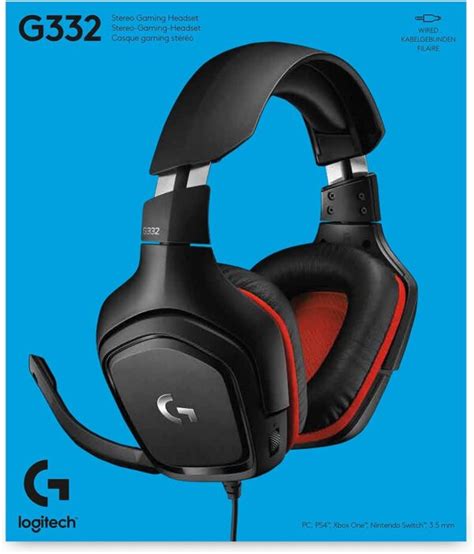 Logitech G332 Wired Stereo Gaming Headset System Max