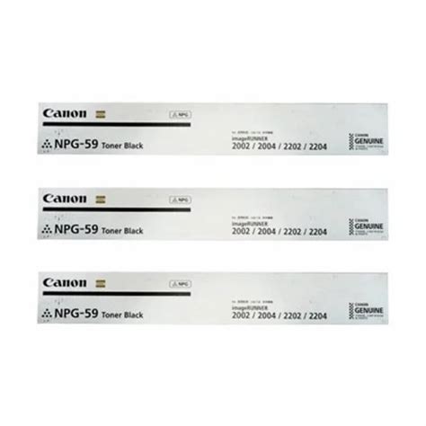 Imagerunner Black Canon Npg 59 Toner Cartridge Original at ₹ 2200/piece ...