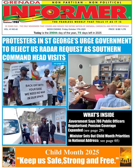Grenada Informer October 10th 2025 - Grenada Informer