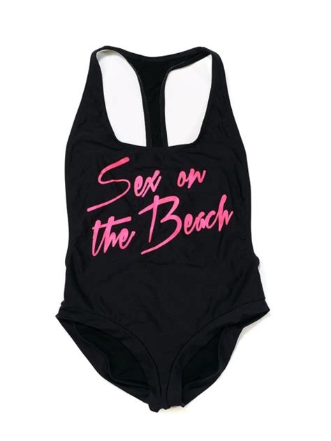 Boutique FILLES A PAPA Maillot de bain une pièce SEX ON THE BEACH noir et rose Px boutique 175
