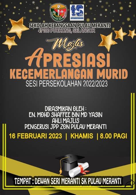 Corat Coret Warga Sk Pulau Meranti Majlis Apresiasi Kecemerlangan