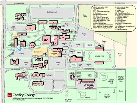 Chaffey College Campus Map – Verjaardag Vrouw 2020