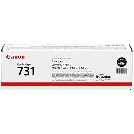 Canon 731 Toner Cartridge - Black : Amazon.co.uk: Computers & Accessories