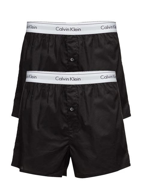 Boxer Slim 2pk (Black/black) (500 kr) - Calvin Klein - | Boozt.com