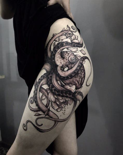 Pin By Ніка Кит On Tattoo Octopus Thigh Tattoos Hip Tattoo Designs Octopus Tattoos