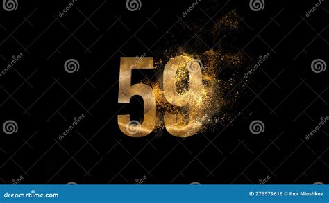 Golden Number From Particles Numbering Fifty Nine Golden Numbers