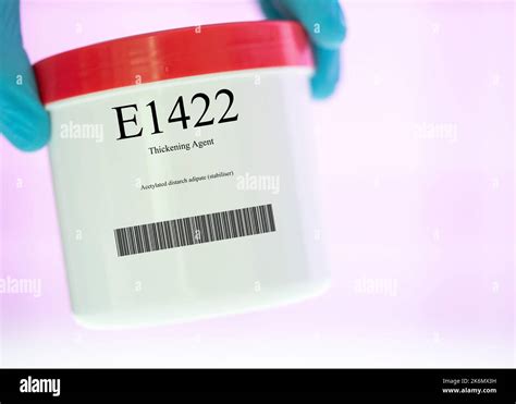 Container of the food additive E1422 Stock Photo - Alamy